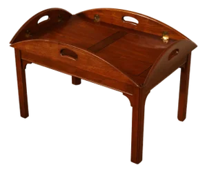 Chippendale Style Cherry Butler's Tray Coffee Table