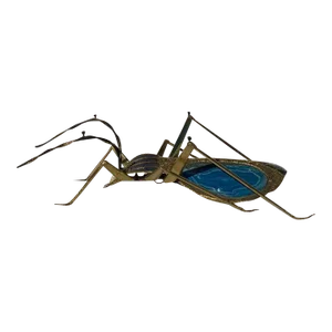 1970s Illuminated Cicada/Beetle Sculpture as Coffee Table Attributed to Henri Fernandez