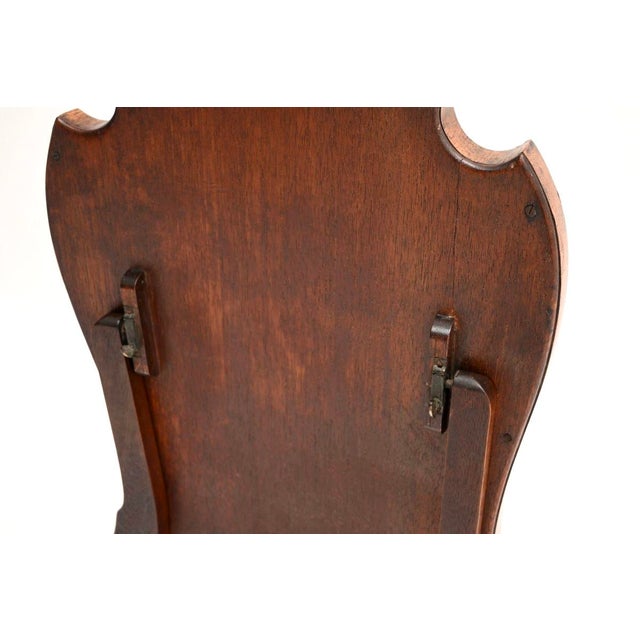 19th Century Antique Victorian Burr Walnut Vanity Mirror, 1860 For Sale - Image 5 of 11