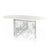 Four Hands Oranda Dining Table - Polished White Marble w/ Sealant For Sale - Image 4 of 11