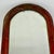Antique Arched Top Wood Wall Mirror With Distressed Glass and Mini Painted Flowers For Sale - Image 4 of 9