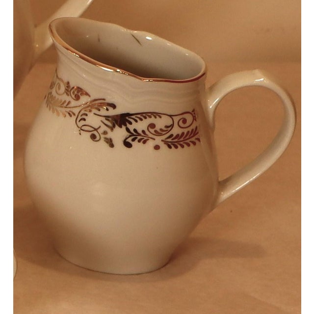 1970s Coffee Service with Gilt Decorations by Richard Ginori, 1960s, Set of 9 For Sale - Image 5 of 8