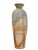 Contemporary 18” Signed Studio Pottery Sculptural Ceramic Vase in Neutral Sand & Stone Glaze For Sale - Image 3 of 9