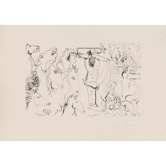 The Crucifixion is an original etching on paper realized by Gian Paolo Berto, in 1975. Good conditions. Hand-signed and...