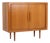 Danish Teak Sideboard with Tambour Doors, 1960s For Sale