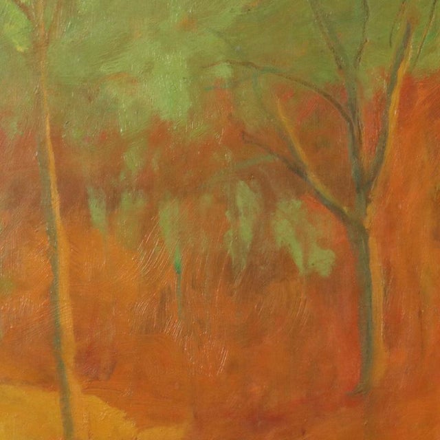 Innocente Salvini, Landscape Composition, 1970, Oil Painting on Canvas, Framed For Sale - Image 6 of 12