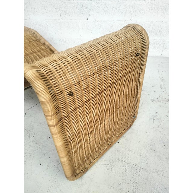 Model P3S Chaise Longue in Rattan by Tito Agnoli for Bonacina, 1960s For Sale - Image 13 of 13
