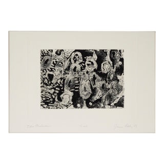 "The Outsider" - Original 1989 Screen Print by Jane Leddy For Sale