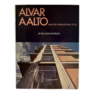 Alvar Aalto and the International Style by Paul David Pearson, Whitney Library of Design | Hardcover W/ Dust Jacket For Sale