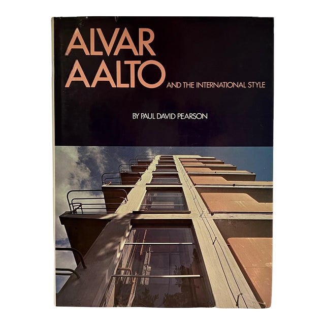 Alvar Aalto and the International Style by Paul David Pearson, Whitney Library of Design | Hardcover W/ Dust Jacket For Sale