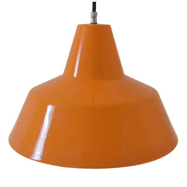Enameled Work Ceiling Lamp from Louis Poulsen, 1960s For Sale