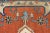 Antique Persian Serapi Rug in Geometric Medallion Design With Orange & Blue 8'2 X 11'3 For Sale - Image 12 of 16