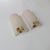 Wall Lights in Textured Acrylic Glass and Brass, France 1960, Set of 2 For Sale - Image 6 of 8