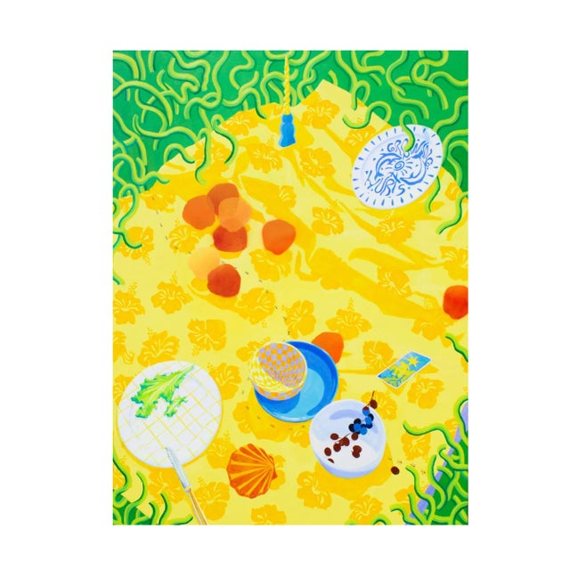 Contemporary Laura Rubio Bañón, Picnic and Ants, Acrylic on Canvas For Sale - Image 3 of 3