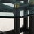Chinoiserie Glass Top Black Lacquered Dining Table, Late 20th Century For Sale - Image 4 of 4