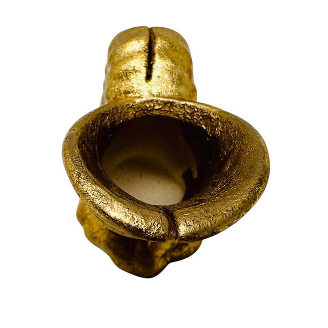 Gold 1990s Hollywood Regency Gilt Nautilus Shell Card Holders by the Bombay Co. - 12 Pieces For Sale - Image 8 of 13