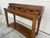 Mid 20th Century Mission Style Drop Leaf Desk/ Entry Table For Sale - Image 4 of 9