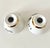 1960s Pair of Gilt Porcelain Appetizer Bowls For Sale - Image 10 of 10