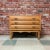 Vintage mid-century Danish chest in solid hand-carved and turned quarter-sawn European white oak attributed to Henning...