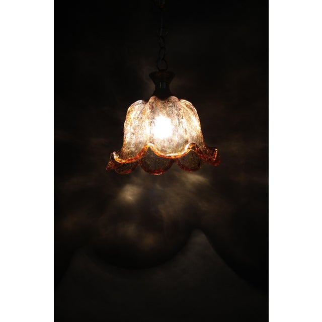 Large Murano Glass Pendant Light, Italy, 1980s For Sale - Image 11 of 12