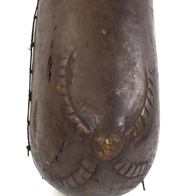 Early 20th Century Makonde Njorowe Pregnant Belly Mask with Face Tanzania For Sale - Image 4 of 7