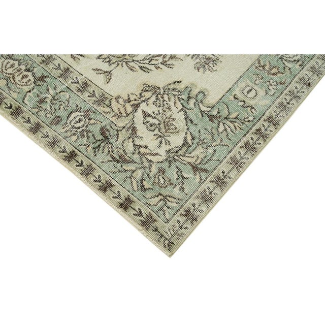 Vintage Turkish Hand-Knotted Rug For Sale - Image 4 of 7