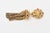 Mid-Century Modern Vintage Signed Schiaparelli Gold Plated Tassel Dangle Clip on Earrings, Pair Of For Sale - Image 3 of 8