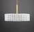 Large German Murano Ice Glass Tubes Chandelier by Doria, 1970s For Sale - Image 6 of 7