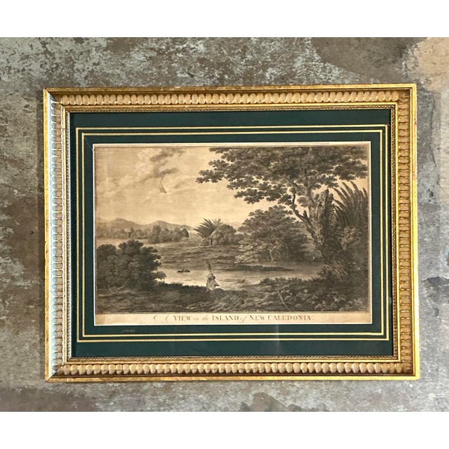 Vintage Framed New Caledonia Island Print For Sale - Image 11 of 12