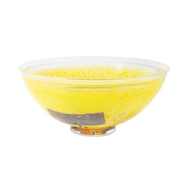 A glass bowl designed by the Swedish glass artist and designer Bertil Vallien (born 1938) for Kosta Boda. From Vallien's...