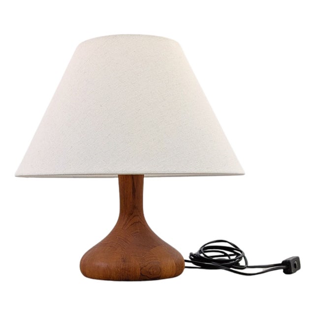 Mid-Century Teak Table Lamp from Domus, Denmark, 1960s For Sale