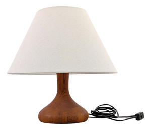 Mid-Century Teak Table Lamp from Domus, Denmark, 1960s