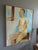 1960 Mid-Century Modern 'Astrid' Swedish Semi-Abstract Figurative Nude Oil Painting, Framed For Sale - Image 4 of 11