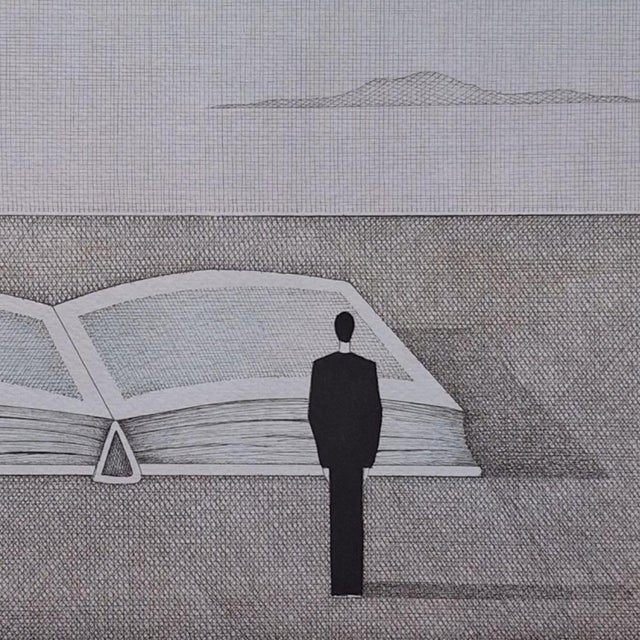 Early 21st Century Joanna Wiszniewska Domańska, the Book Half-Open, 2023, Etching & Paper For Sale - Image 5 of 6