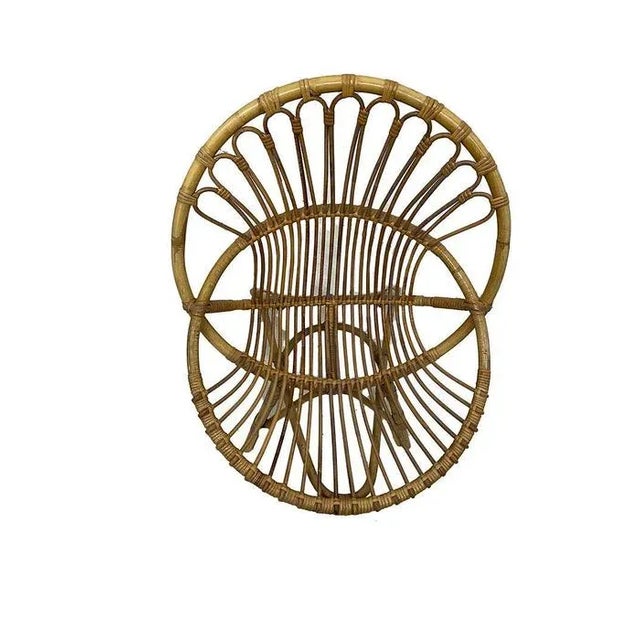 Rattan Children's Chair and Bookshelf, 1960s, Set of 2 For Sale - Image 9 of 10