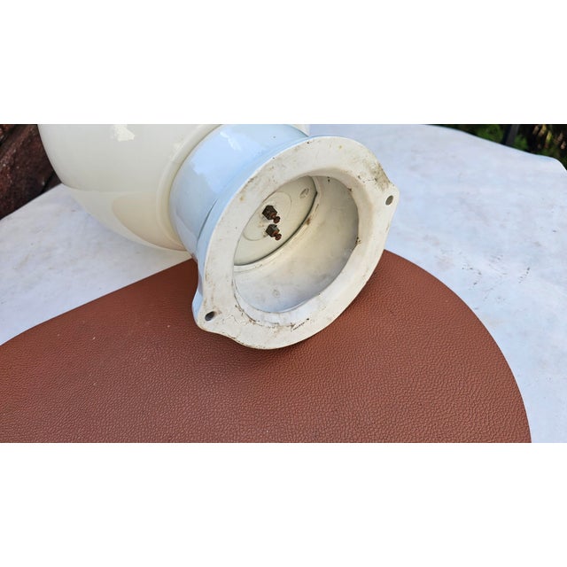 1920s Art Deco Porcelain Wall Sconce, 1920s For Sale - Image 5 of 9