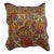 Pillow W/Antique Persian Rug Fragment, 1'5" X 1'5" For Sale