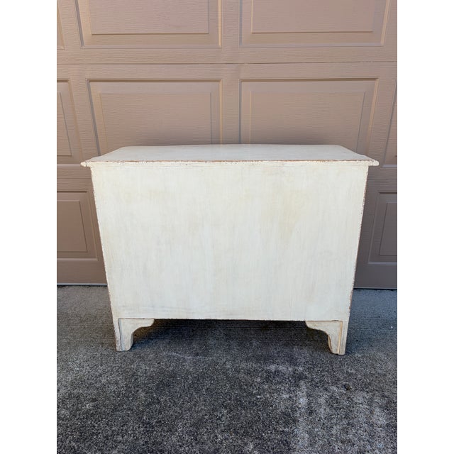 Swedish Gustavian Serpentine Painted Chest of Drawers For Sale - Image 14 of 15