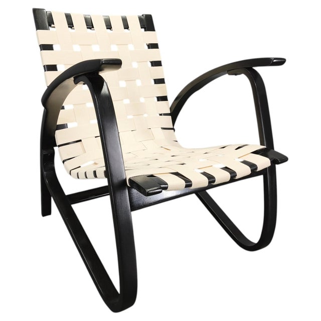 Vintage Bentwood Lounge Chair by Jan Vanek, Czechoslovakia, 1960s For Sale - Image 11 of 11