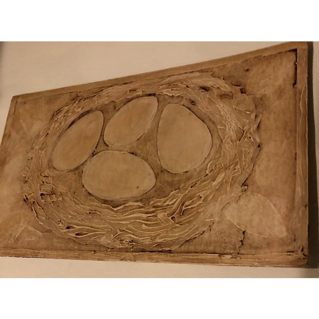 Original painted collage on artist board 6.5 x 11 unsigned unframed (book not included)