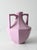 Vintage Lavender Postmodern Double Handle Ceramic Vase For Sale - Image 10 of 14