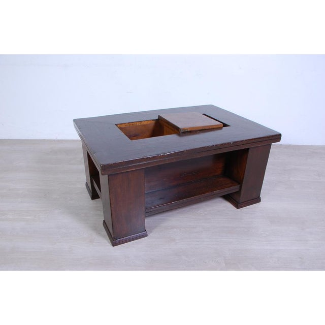 Vintage Wooden Coffee Table, 1950s For Sale - Image 14 of 18