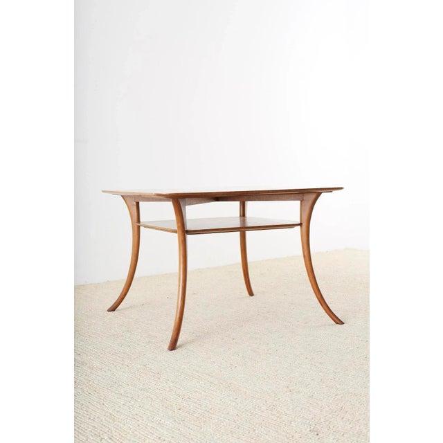 Wood Robsjohn-Gibbings for Widdicomb Klismos Leg Cocktail Table For Sale - Image 7 of 13