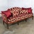 Red Late 19th to Early 20th Century Louis XVI Camel Back Sofa Directoire Style in Gaston Y Daniela Fabric For Sale - Image 8 of 18