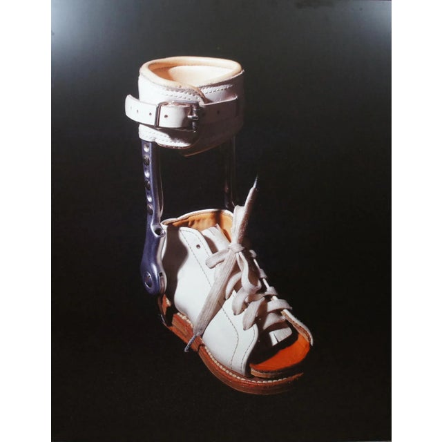 1993 Janet Biggs "One" Cibachrome Photograph Leg Brace For Sale - Image 6 of 12