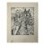 1940s Original Signed Graphite Illustration of Girl on Horseback, 8.75 X 7 In. For Sale