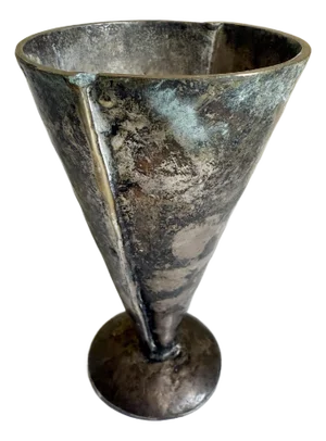 Vintage Handmade Chalice Cup Vase