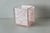 Plastic Vintage Mid-Century Acrylic Lucite Pink Mother of Pearl/Marble Effect Rectangular Wastebasket For Sale - Image 7 of 13
