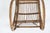 Brown Mid Century Danish Child's Bamboo & Rattan Rocking Chair For Sale - Image 8 of 8