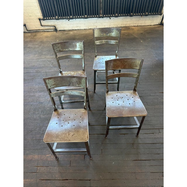 Vintage Mid-Century Toledo Steel Dining Chair For Sale In Chicago - Image 6 of 11